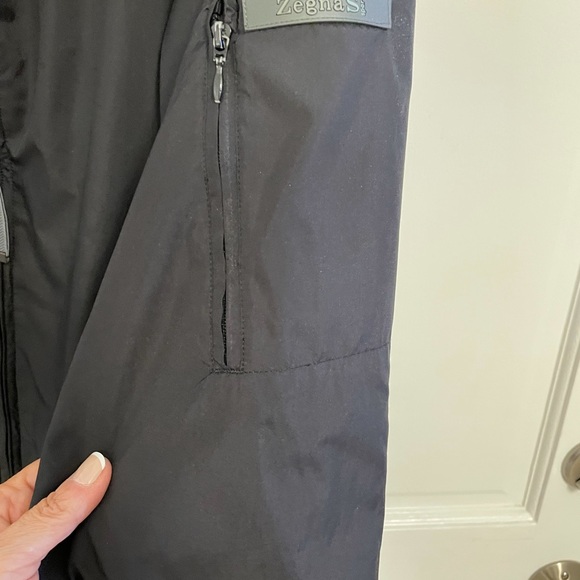 Zegna Sport Black Zip Up Jacket Sz Medium - Picture 7 of 11